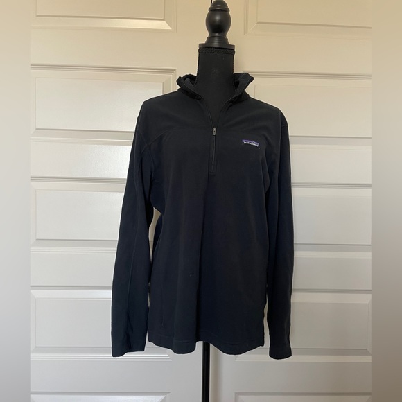 Patagonia black fleece pullover Size Large - Picture 7 of 10